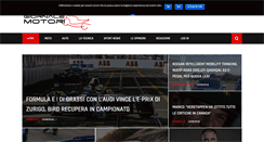 Desktop Screenshot of giornalemotori.com